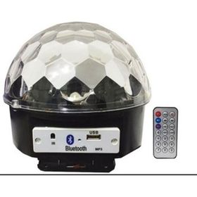 Japanex Çok Renkli Işıklı Disko Topu Bluetooth Hoparlör
