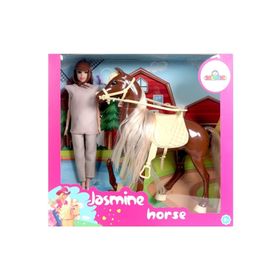 Jasmine GLT-E301 Kahve-Bej Atlı Bebek