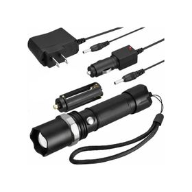 Jasper Swat Multifunction Flashlight Şarjlı Taktik Zoomlu Profesyonel Led Avcı El Feneri