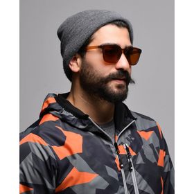 Jatelier Ja1002 Köşeli Büyük Kahverengi Unisex Güneş Gözlüğü
