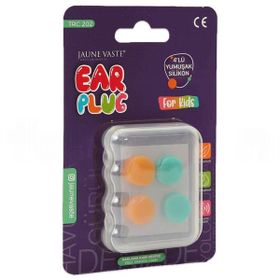 Jaune Vaste Ear Plug Çocuklar İçin 4'lü Yumuşak Silikon Kulak Tıkacı