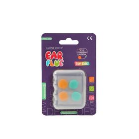 Jaune Vaste Ear Plug Çocuklar İçin 4'lü Yumuşak Silikon Kulak Tıkacı