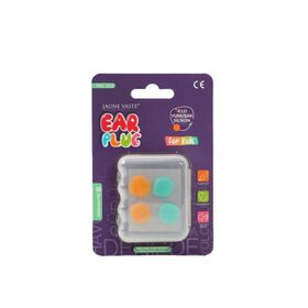 Jaune Vaste Ear Plug Çocuklar İçin 4'lü Yumuşak Silikon Kulak Tıkacı