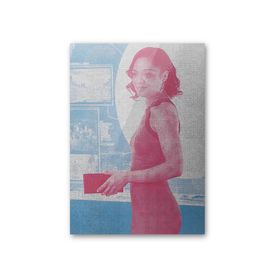 Javvuz Bayan Hale Westworld Metal Poster
