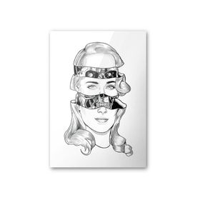 Javvuz Dolores Westworld Metal Poster