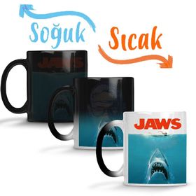 Jaws Horror Korku Film Movie Spielberg Crossover Sihirli Porselen Kupa
