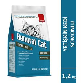 Jazzy General Cat Somonlu 1,2 kg Yetişkin Kedi Maması