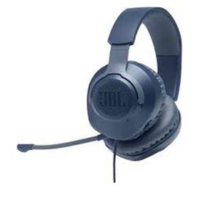 JBL Quantum 100 Mavi Gaming Kablolu Kulaklık