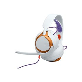 JBL Quantum 250 Beyaz Turuncu Oyuncu Kulaklığı