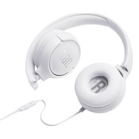 JBL T500 Beyaz Kablolu Kulaküstü Kulaklık
