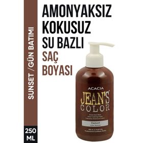 Jean’s Color Sunset Hair Dye Gün Batımı Renkli Kokusuz Su Bazlı Amonyaksız 250 ml Saç Boyası