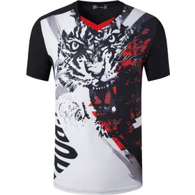 jeansian LS133 Erkek Kısa Kollu Kuru Kesim Tenis Golf Bowling Tişört