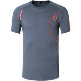 jeansian LSL1059 Erkek Spor Emici Nefes Alabilir Hızlı Kuruyan Kısa Kollu Tişört
