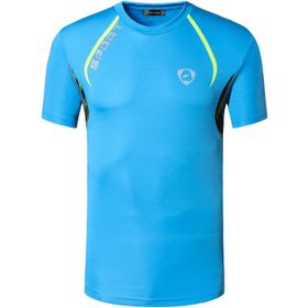 jeansian LSL230 Erkek Spor Emici Nefes Alabilir Hızlı Kuruyan Kısa Kollu Tişört