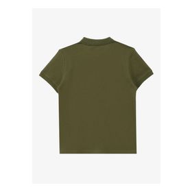 Jeep C4SB-TST104 Haki Erkek Çocuk Polo Yaka Relaxed Baskılı Polo T-Shirt