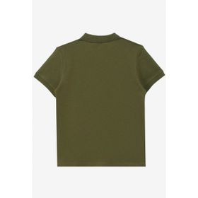Jeep C4SB-TST104 Haki Erkek Çocuk Polo Yaka Relaxed Baskılı Polo T-Shirt
