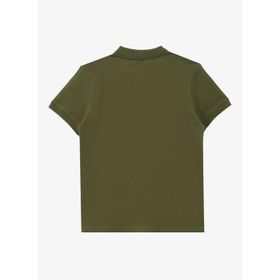 Jeep C4SB-TST104 Haki Erkek Çocuk Polo Yaka Relaxed Baskılı Polo T-Shirt