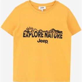 Jeep C4SB-TST4001 Baskılı Hardal Erkek Çocuk T-Shirt