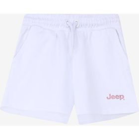 Jeep C4SG-SHT7033 Ekru Relaxed Baskılı Kız Çocuk Şort