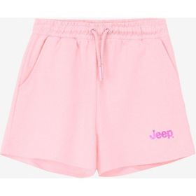 Jeep C4SG-SHT7033 Pembe Relaxed Baskılı Kız Çocuk Şort