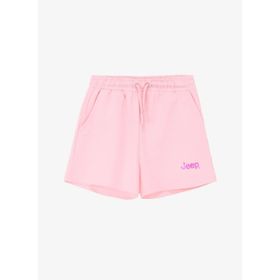 Jeep C4SG-SHT7033 Pembe Relaxed Baskılı Kız Çocuk Şort