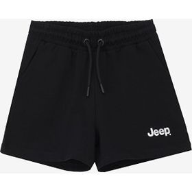 Jeep C4SG-SHT7033 Siyah Relaxed Baskılı Kız Çocuk Şort