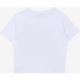 Jeep C4SG-TST4112 Ekru Polo Yaka Baskılı Kız Çocuk T-Shirt