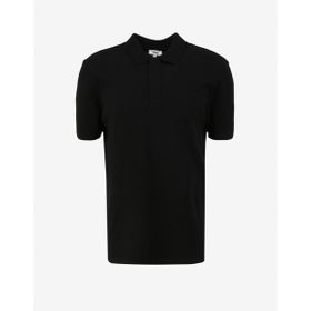 Jeep C4SM-TST4528 Siyah Polo Yaka Relaxed Nakışlı Polo Erkek T-shirt