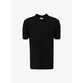 Jeep C4SM-TST4528 Siyah Polo Yaka Relaxed Nakışlı Polo Erkek T-shirt