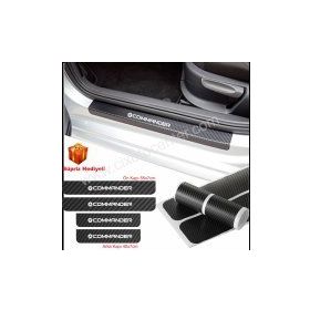 Jeep Commander 4 Adet Karbon Kapı Eşiği Sticker