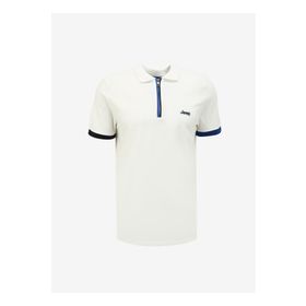 Jeep J4SM-TST7233 Beyaz Erkek Polo Yaka Relaxed Polo T-Shirt