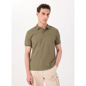 Jeep J4SM-TST7234 Haki Polo Yaka Basic Polo Erkek T-shirt