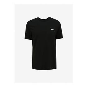 Jeep J4SM-TST7245 Siyah Bisiklet Yaka Basic Baskılı Erkek T-shirt