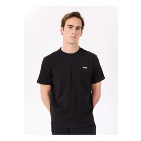 Jeep J4SM-TST7245 Siyah Bisiklet Yaka Basic Baskılı Erkek T-shirt