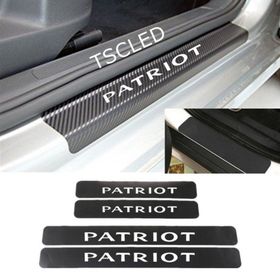 Jeep Patriot 4 Adet Karbon Kapı Eşiği Sticker