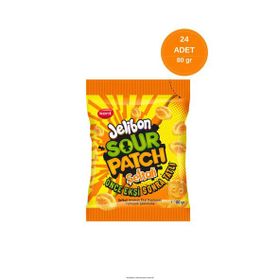 Jelibon 80 gr Sour Patch Şeftali Aromalı Yumuşak Şekerleme
