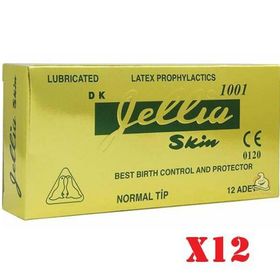 Jellia Normal Tip 12'li 12 Kutu Skin Prezervatif