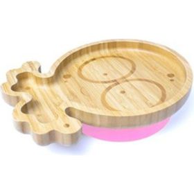 Jellyboon Bambu Ahtapot Pembe Vakumlu Tabak