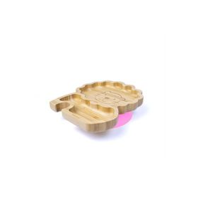 Jellyboon Bambu Aslan Pembe Vakumlu Tabak