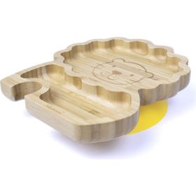 Jellyboon Bambu Aslan Sarı Vakumlu Tabak