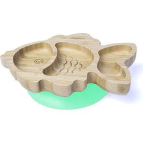 Jellyboon Bambu Balık Yeşil Vakumlu Tabak