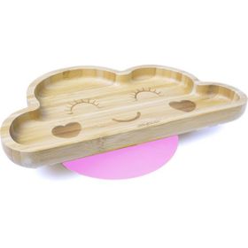 Jellyboon Bambu Bulut Pembe Vakumlu Tabak