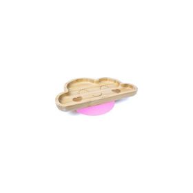 Jellyboon Bambu Bulut Pembe Vakumlu Tabak