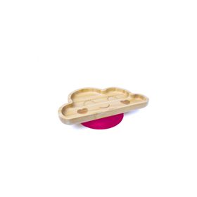 Jellyboon Bambu Bulut Sarı Vakumlu Tabak