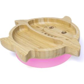 Jellyboon Bambu Köpek Balığı Pembe Vakumlu Tabak