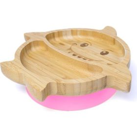 Jellyboon Bambu Köpek Balığı Pembe Vakumlu Tabak