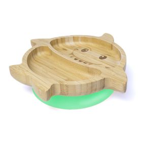 Jellyboon Bambu Köpek Balığı Yeşil Vakumlu Tabak