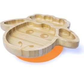 Jellyboon Bambu Kuzu Turuncu Vakumlu Tabak