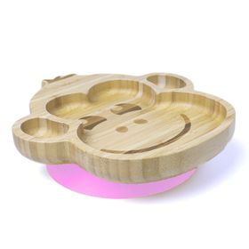 Jellyboon Bambu Maymun Pembe Vakumlu Tabak