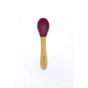 Jellyboon Bordo Bambu Silikon Kaşık